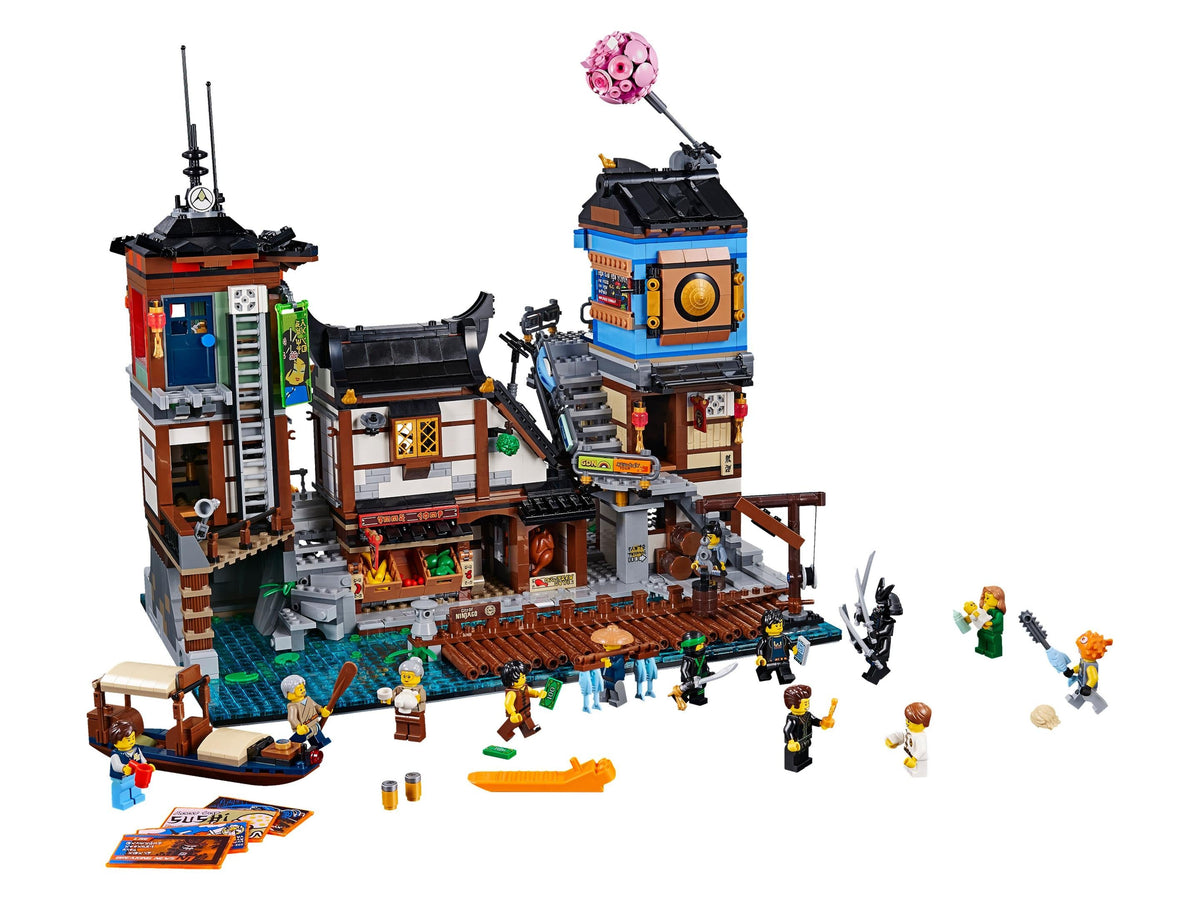 70657 NINJAGO City Docks (Retired) LEGO The LEGO Ninjago Movie product image 2, provided for visual reference and product