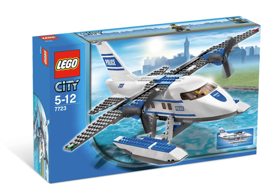 7723 Police Pontoon Plane (Retired) LEGO City product image 1, provided for visual reference and product detail review