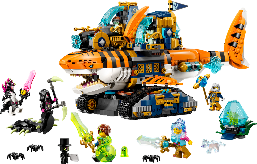 71515 Tiger Shark Tank (Retired) LEGO Dreamzzz product image 3, provided for visual reference and product detail review