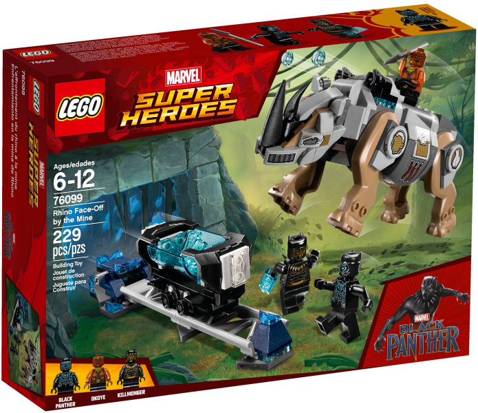 76099 Rhino Face-Off by the Mine (Retired) LEGO Super Heroes product image 1, provided for visual reference and product