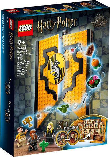 76412 Hufflepuff House Banner (Retired) LEGO Harry Potter product image 1, provided for visual reference and product detail