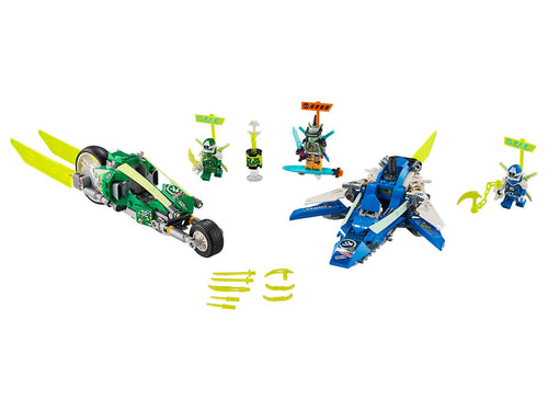 71709 Jay and Lloyd's Velocity Racers (Retired) LEGO Ninjago product image 2, provided for visual reference and product