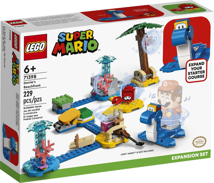71398 Dorrie's Beachfront - Expansion Set (Retired) LEGO Super Mario product image 1, provided for visual reference and