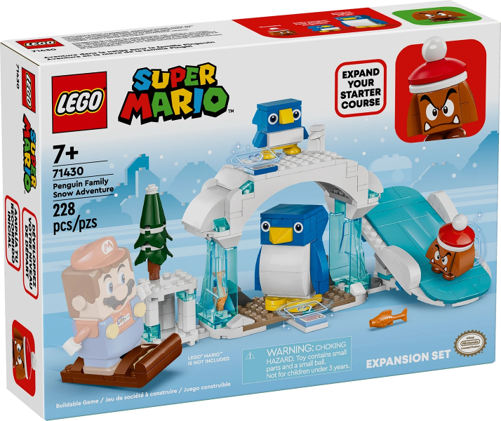 71430 Penguin Family Snow Adventure - Expansion Set (Retired) LEGO Super Mario