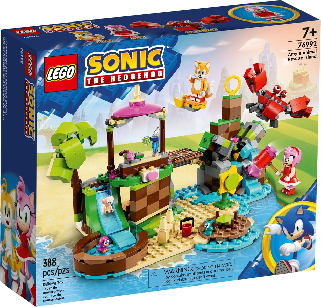 76992 Amy's Animal Rescue Island (Retired) LEGO Sonic product image 1, provided for visual reference and product detail