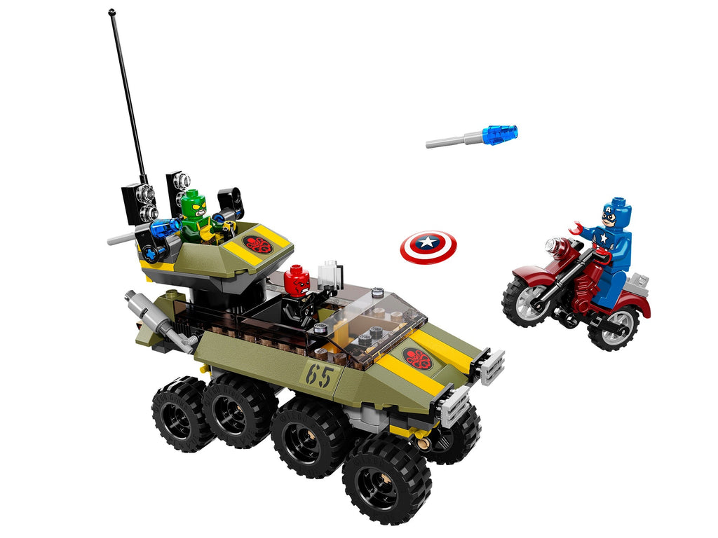 76017 Avengers: Captain America vs. Hydra (Retired) LEGO Super Heroes product image 2, provided for visual reference and