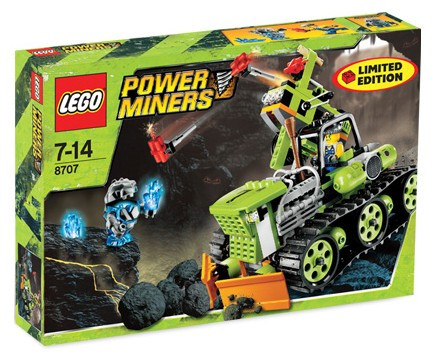 8707 Boulder Blaster (Retired) LEGO Power Miners product image 1, provided for visual reference and product detail review