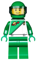 Statue - City Square Lego Store, Futuron Green (cty0582) product image 1, provided for visual reference and product detail