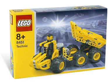 8451 Dump Truck (Retired) LEGO TECHNIC product image 1, provided for visual reference and product detail review