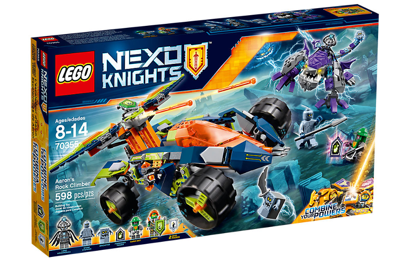 70355 Aaron's Rock Climber (Retired) LEGO Nexo Knights product image 1, provided for visual reference and product detail