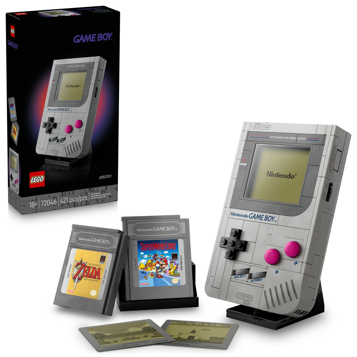 72046 Game Boy (Retired) LEGO Super Mario product image 2, provided for visual reference and product detail review