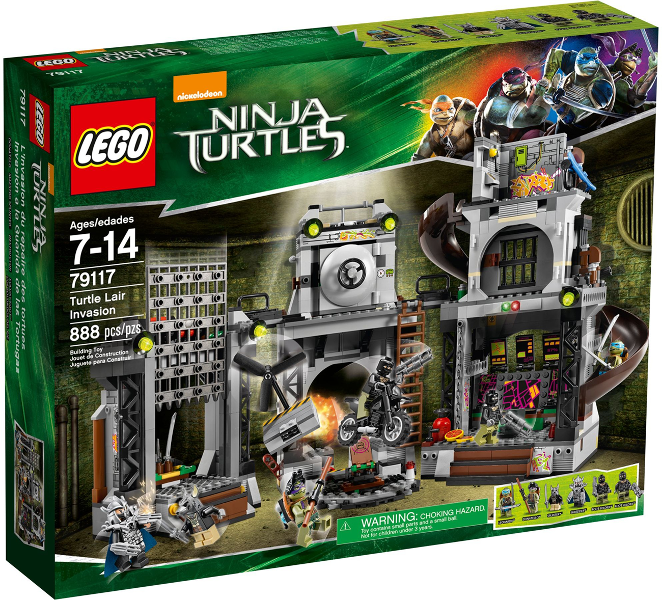 79117 Turtle Lair Invasion (Retired) LEGO Teenage Mutant Ninja Turtles product image 1, provided for visual reference and