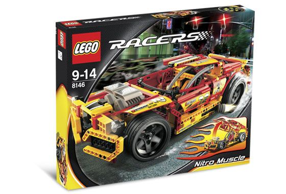 8146 Nitro Muscle (Retired) LEGO Racers product image 1, provided for visual reference and product detail review