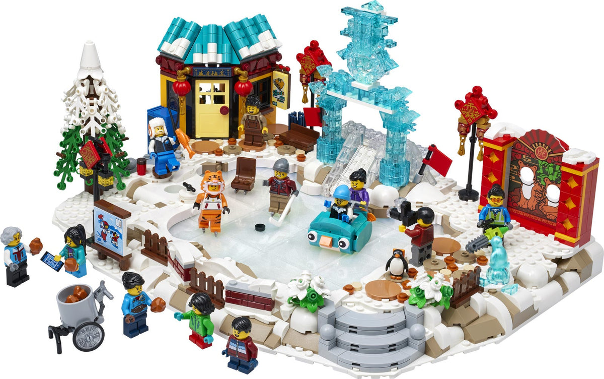 80109 Lunar New Year Ice Festival (Retired) LEGO Seasonal product image 2, provided for visual reference and product detail