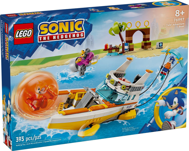 76997 Tails' Adventure Boat (Retired) LEGO Sonic product image 1, provided for visual reference and product detail review