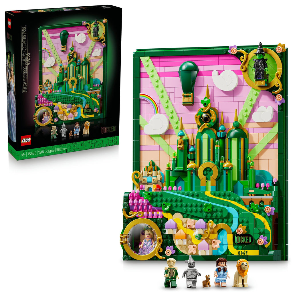 75685 Emerald City Wall Art (Retired) LEGO Wicked product image 2, provided for visual reference and product detail review