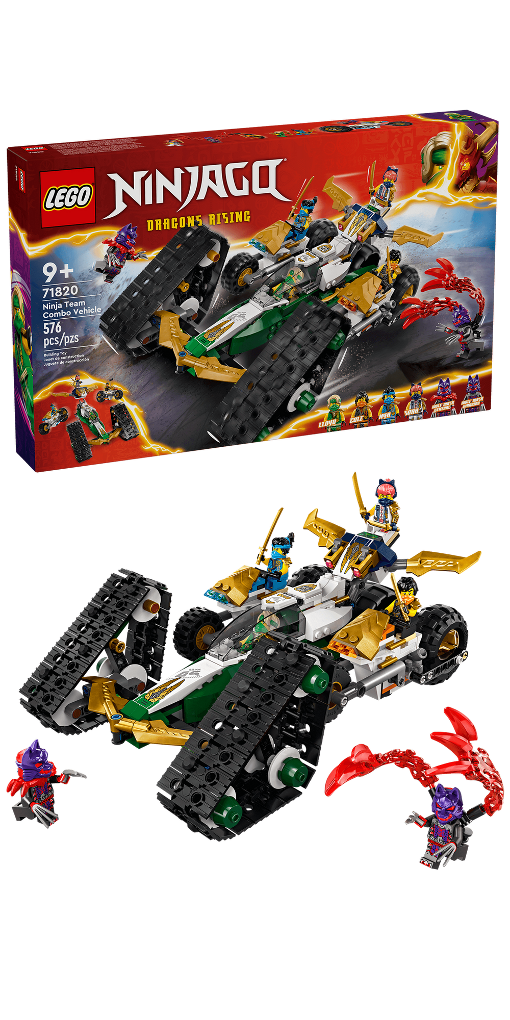 71820 Ninja Team Combo Vehicle (Retired) LEGO Ninjago