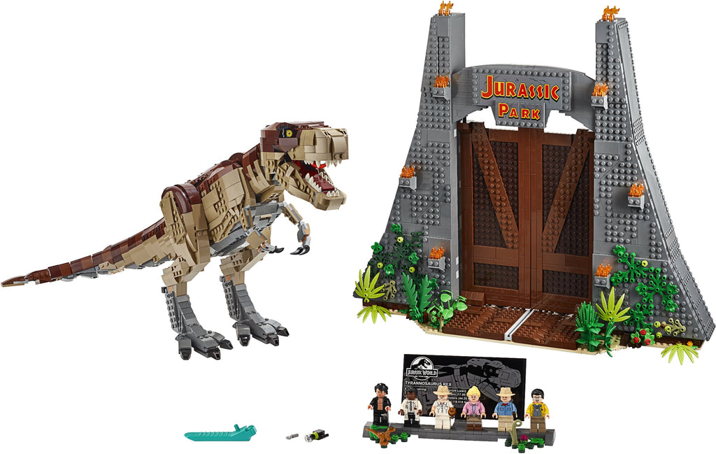 75936 Jurassic Park: T. rex Rampage (Retired) LEGO Jurassic World product image 2, provided for visual reference and product