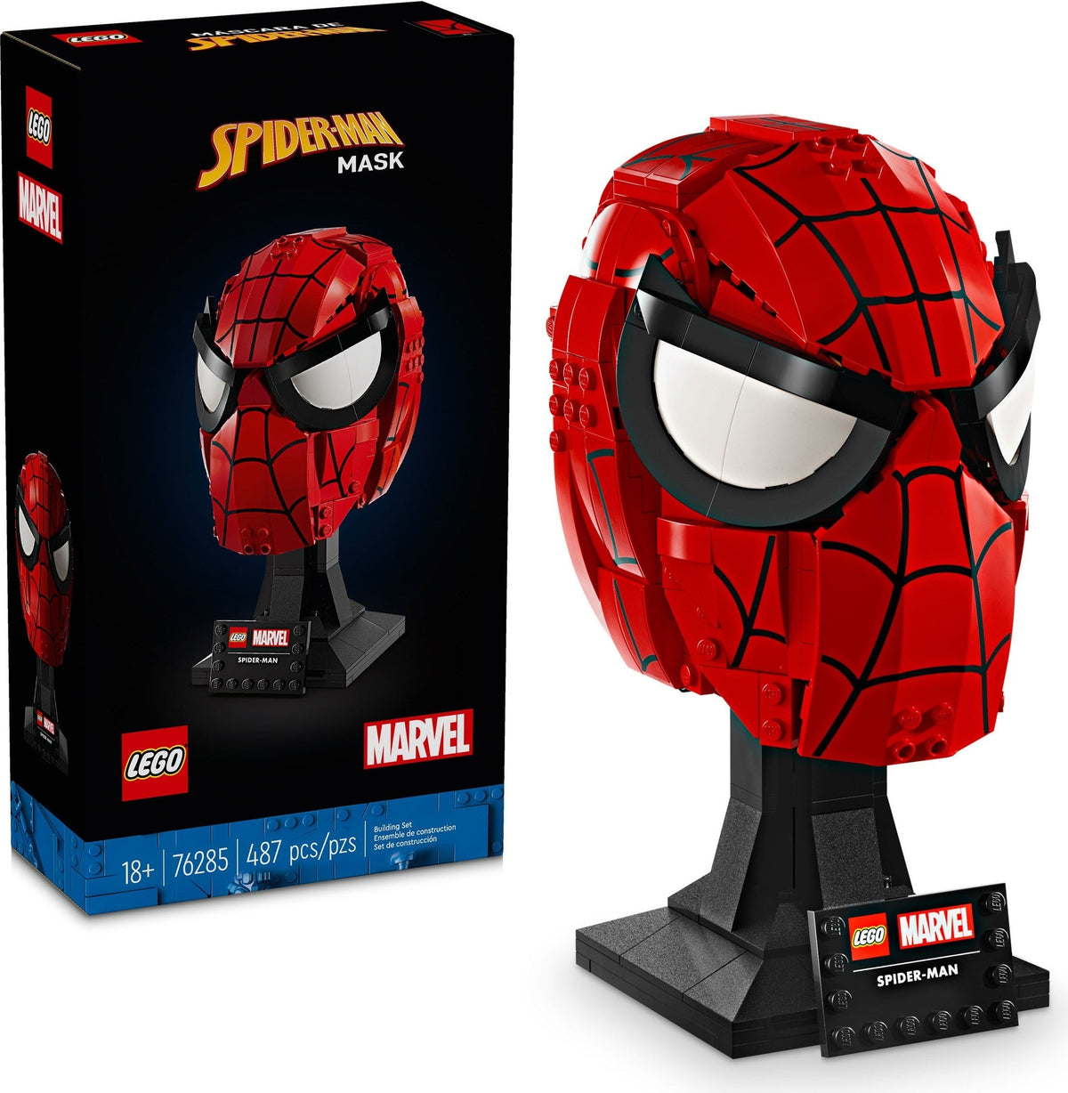 76285 Spider-Man's Mask (Retired) LEGO Super Heroes product image 2, provided for visual reference and product detail review