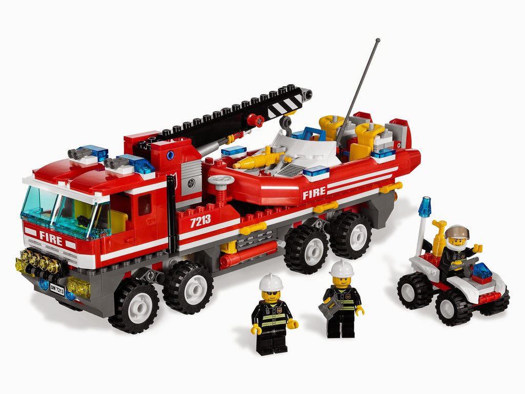 7213 Off-Road Fire Truck & Fireboat (Retired) LEGO City product image 2, provided for visual reference and product detail