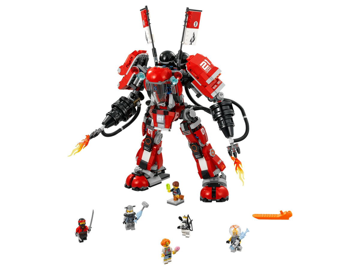 70615 Fire Mech (Retired) LEGO The LEGO Ninjago Movie product image 2, provided for visual reference and product detail