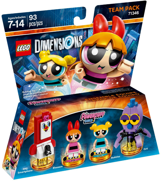 71346 The Powerpuff Girls Team Pack (Retired) LEGO Dimensions product image 1, provided for visual reference and product