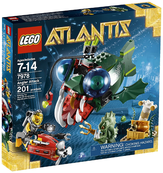 7978 Angler Attack (Retired) LEGO Atlantis product image 1, provided for visual reference and product detail review