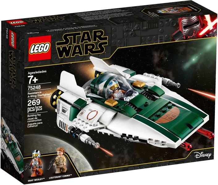 75248 Resistance A-Wing Starfighter (Retired) LEGO Star Wars product image 1, provided for visual reference and product