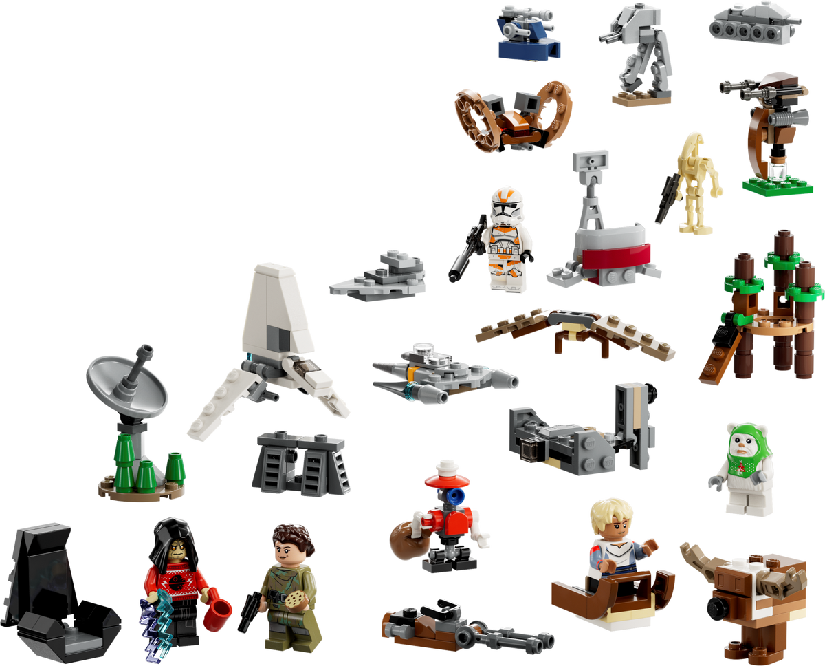 75366 Star Wars Advent Calendar (2023) (Retired) LEGO Star Wars product image 2, provided for visual reference and product