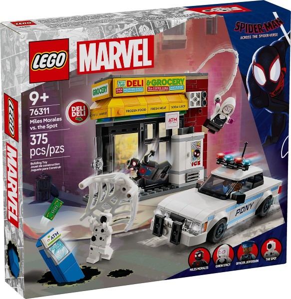76311 Miles Morales vs. the Spot (Retired) LEGO Super Heroes product image 1, provided for visual reference and product