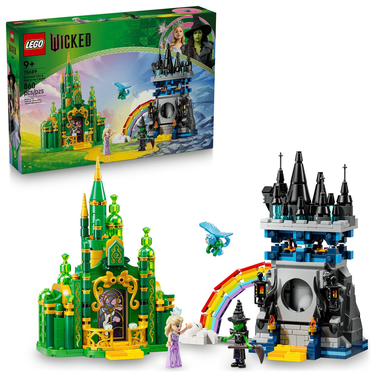 75689 Emerald City & Kiamo Ko Castle (Retired) LEGO Wicked product image 2, provided for visual reference and product detail