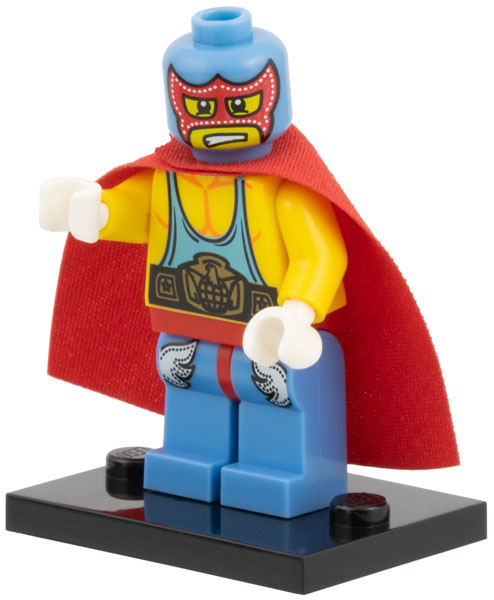 Super Wrestler - Series 1 Collectible Minifigure (col01-10) product image 2, provided for visual reference and product