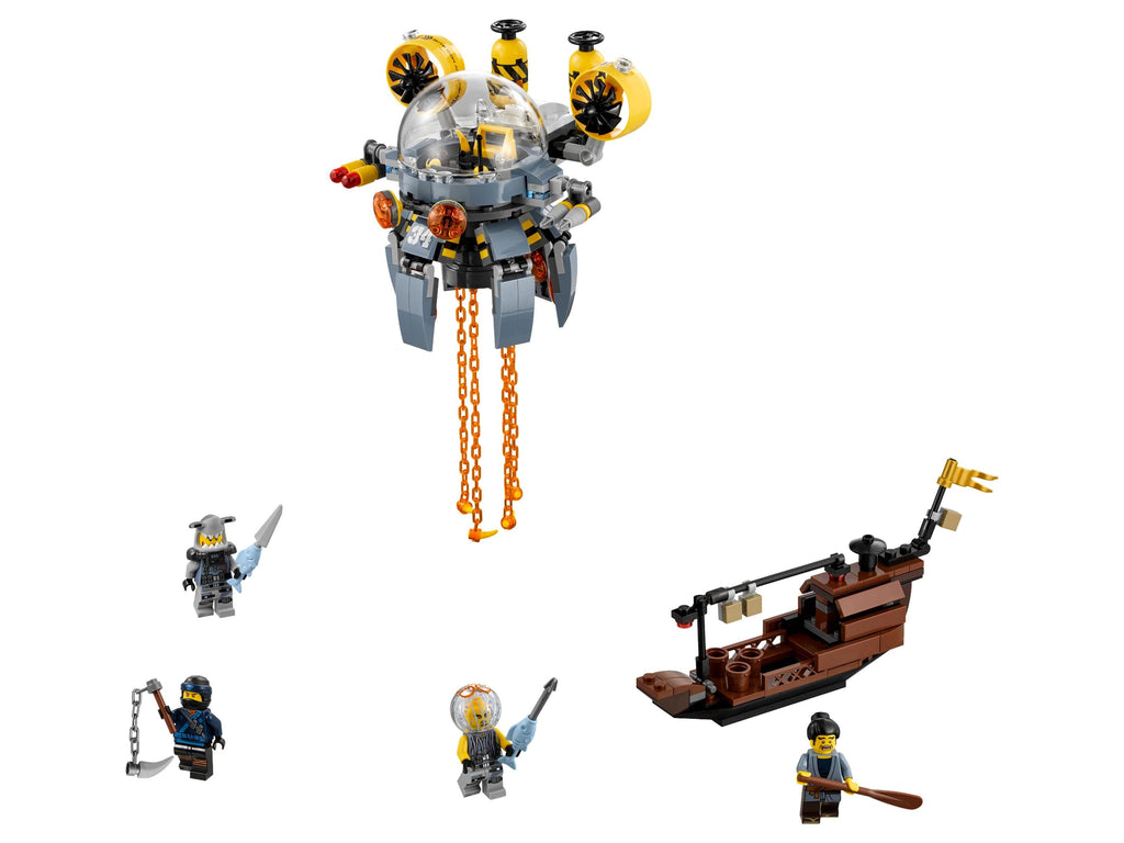 70610 Flying Jelly Sub (Retired) LEGO The LEGO Ninjago Movie product image 2, provided for visual reference and product