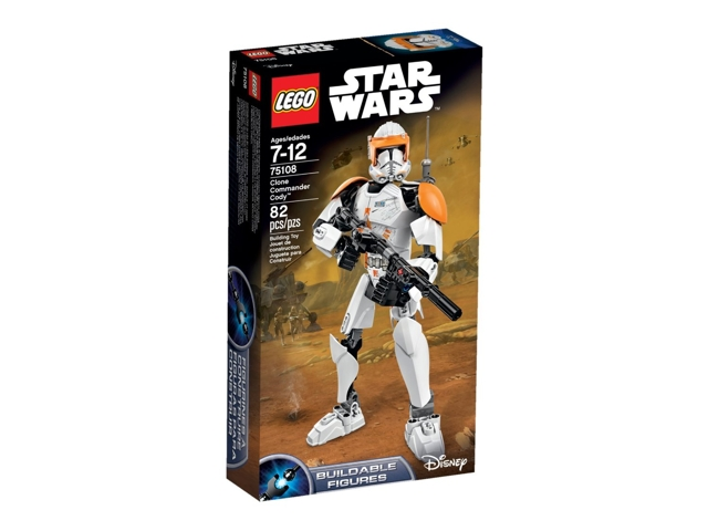 75108 Clone Commander Cody (Retired) LEGO Star Wars product image 1, provided for visual reference and product detail review