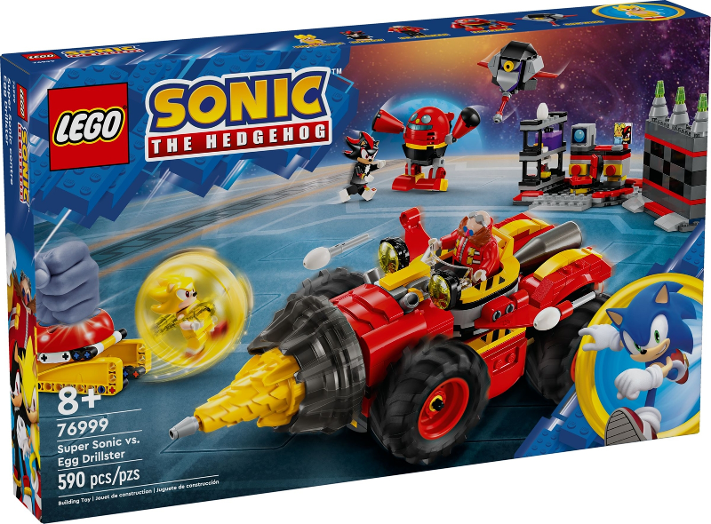 76999 Super Sonic vs. Egg Drillster (Retired) LEGO Sonic product image 1, provided for visual reference and product detail