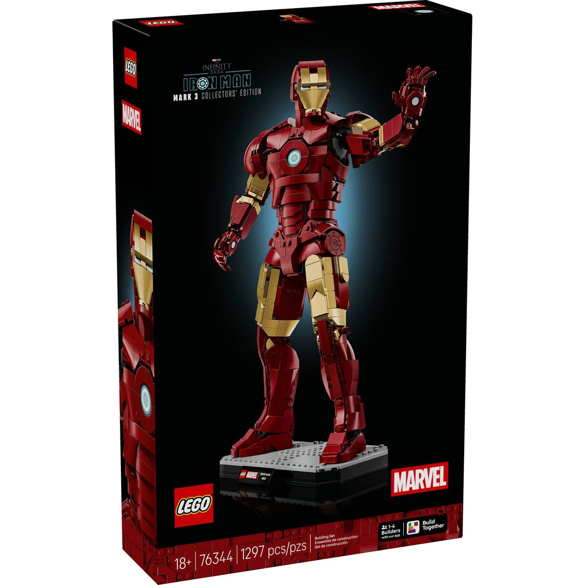 76344 Iron Man Mark 3 Collectors' Edition (Retired) LEGO Super Heroes product image 1, provided for visual reference and