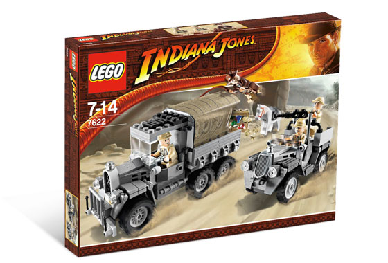 7622 Race for the Stolen Treasure (Retired) LEGO Indiana Jones product image 1, provided for visual reference and product