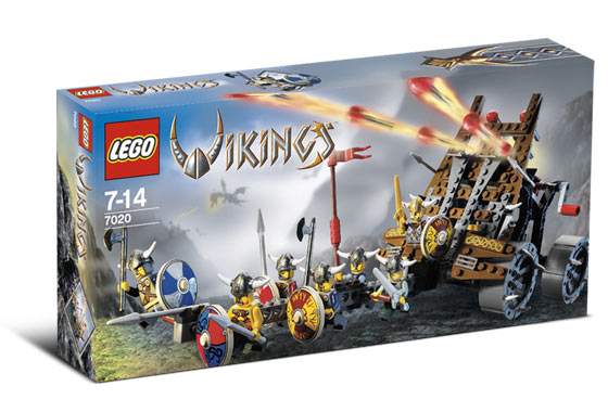 7020 Army of Vikings with Heavy Artillery Wagon (Retired) LEGO Vikings product image 1, provided for visual reference and