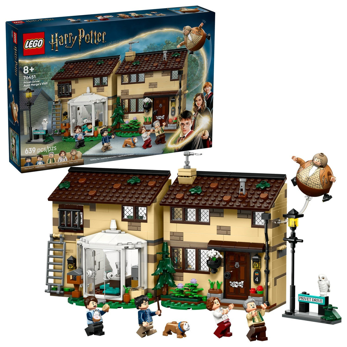 76451 Privet Drive: Aunt Marge's Visit (Retired) LEGO Harry Potter product image 2, provided for visual reference and