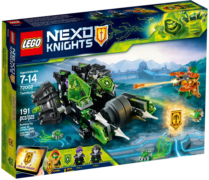 72002 Twinfector (Retired) LEGO Nexo Knights product image 1, provided for visual reference and product detail review