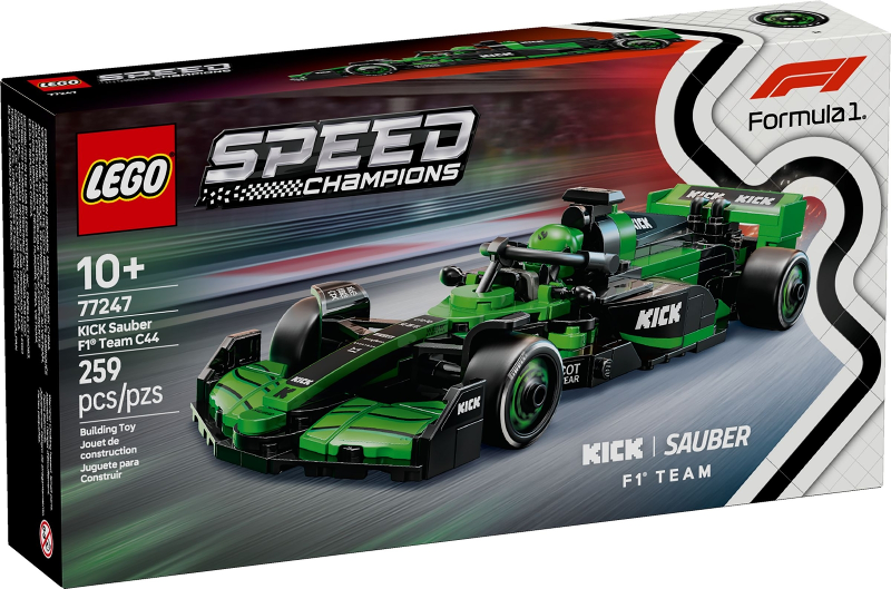 77247 KICK Sauber F1 Team C44 (Retired) LEGO Speed Champions product image 1, provided for visual reference and product