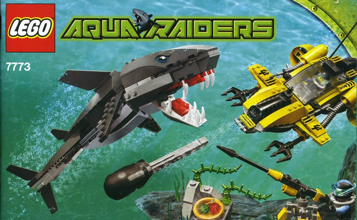 7773 Tiger Shark Attack (Certified) LEGO Aquazone product image 2, provided for visual reference and product detail review