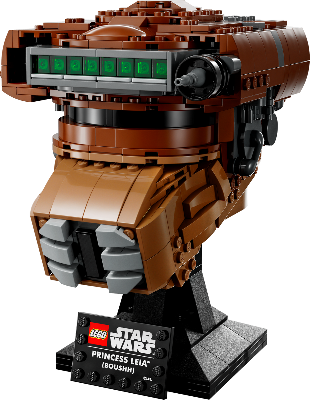 75351 Princess Leia (Boushh) Helmet (Retired) LEGO Star Wars product image 2, provided for visual reference and product