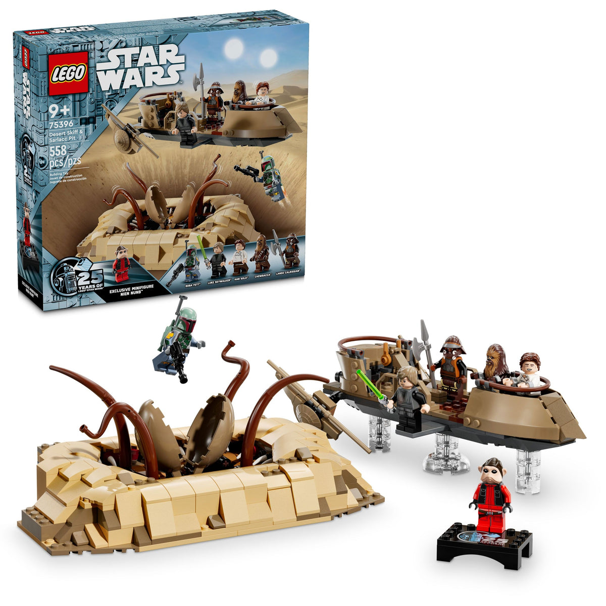75396 Desert Skiff & Sarlacc Pit (Retired) LEGO Star Wars product image 1, provided for visual reference and product detail