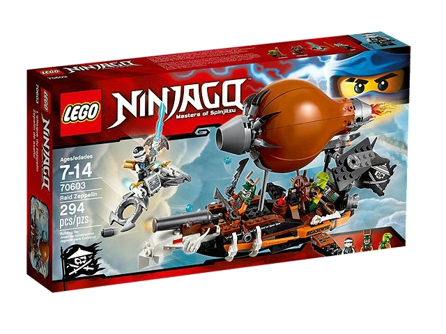 70603 Raid Zeppelin (Retired) LEGO Ninjago product image 1, provided for visual reference and product detail review