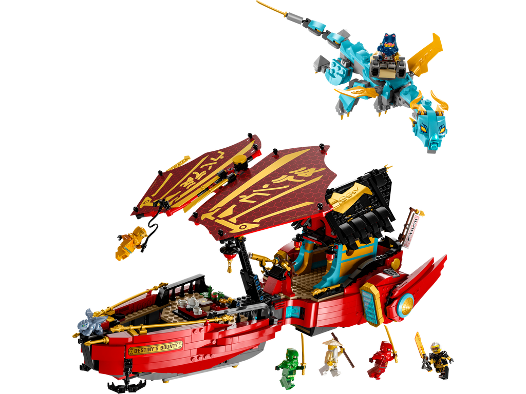 71797 Destiny's Bounty - Race Against Time (Retired) LEGO Ninjago product image 2, provided for visual reference and product