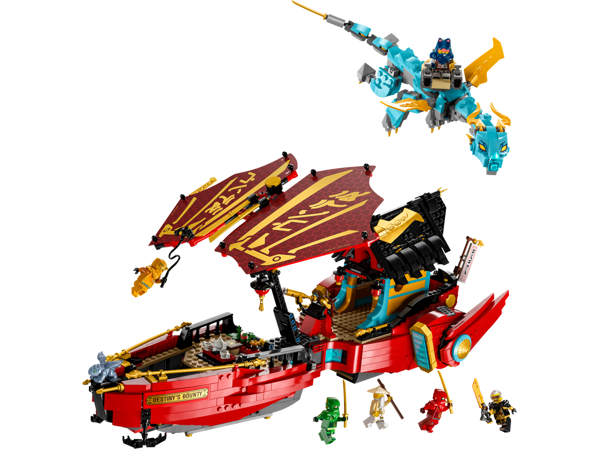 71797 Destiny's Bounty - Race Against Time (Retired) LEGO Ninjago product image 2, provided for visual reference and product