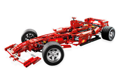 8674 Ferrari F1 Racer 1:8 (Retired) LEGO Racers product image 2, provided for visual reference and product detail review