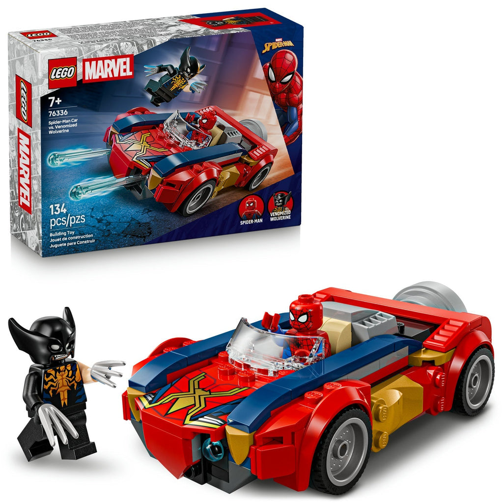 76336 Spider-Man Car vs. Venomized Wolverine (Retired) LEGO Super Heroes product image 2, provided for visual reference and