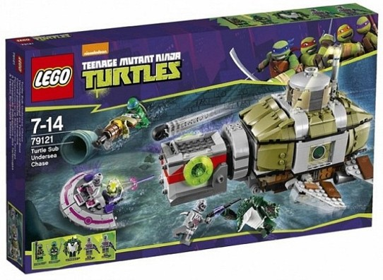 79121 Turtle Sub Undersea Chase (Retired) LEGO Teenage Mutant Ninja Turtles product image 1, provided for visual reference